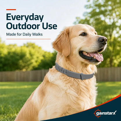 Gainstarx Adjustable Dog Collar for Large Dogs Over 18 lbs - Lightweight, Comfortable, and Scented for Everyday Walks and Outdoor Activities