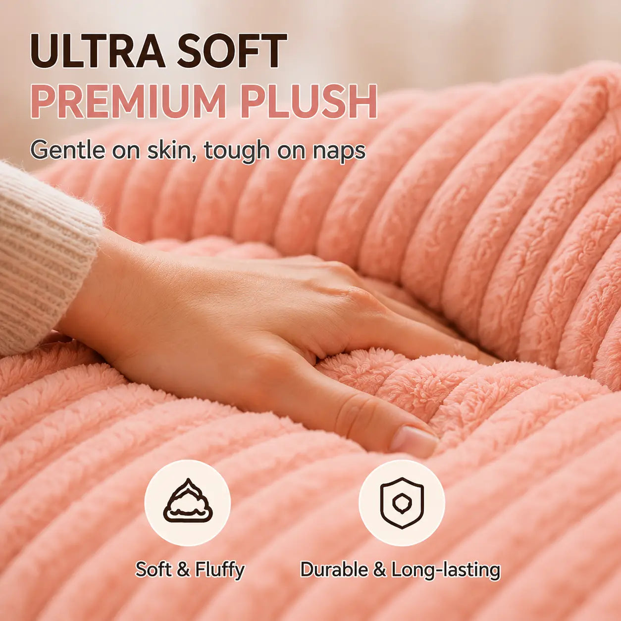 Premium Fluffy Fleece Pet Sofa Bed - 4 Stylish Designs, Thick Mat, Washable Cover, Cozy Indoor & Outdoor Use for Dogs and Cats
