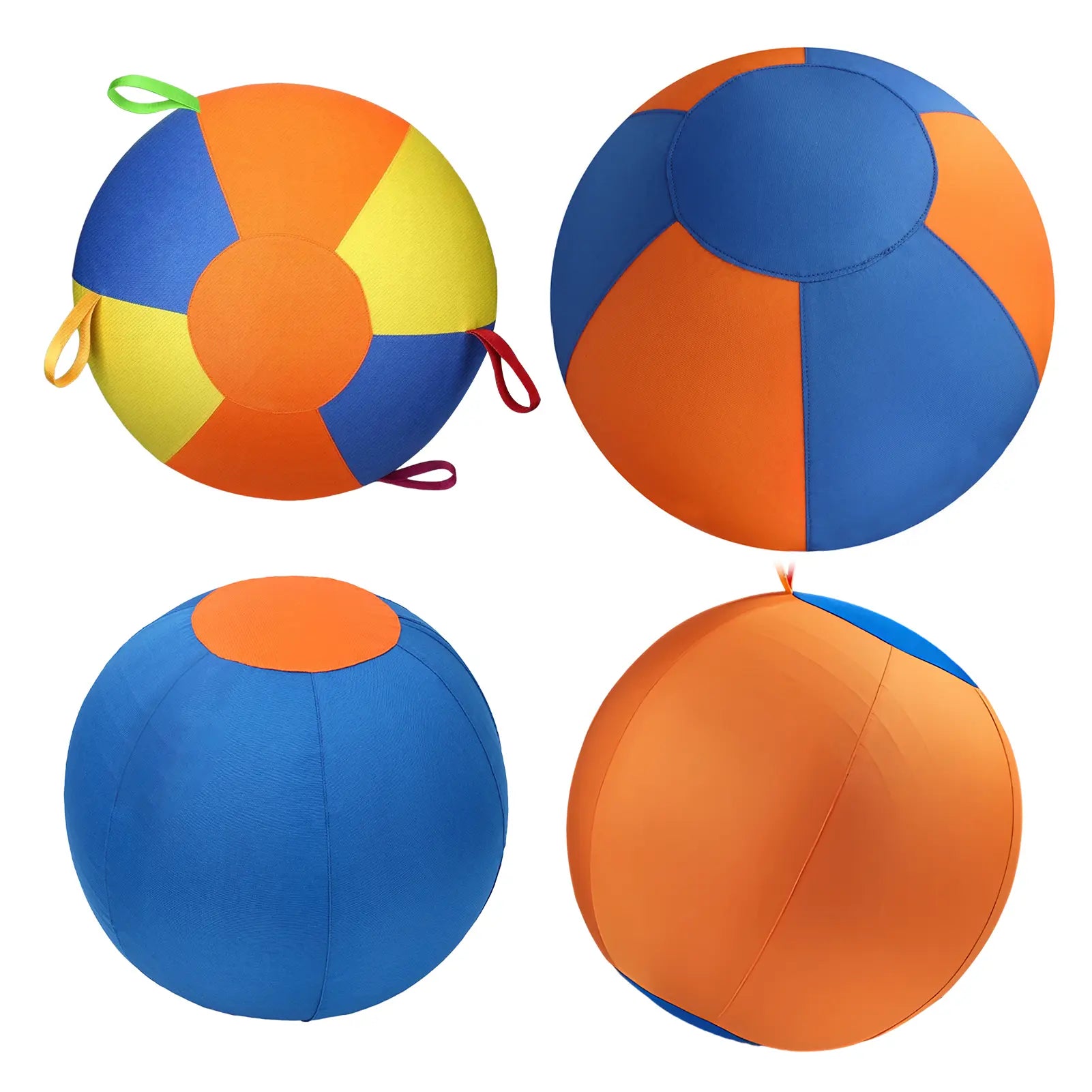 Explorinox 9.8In Heavy-Duty Herding Ball for Dogs with Anti-Burst Core & Dog-Friendly Handles Jumbo Size 25Cm Diameter Perfect for Active Play Exercise