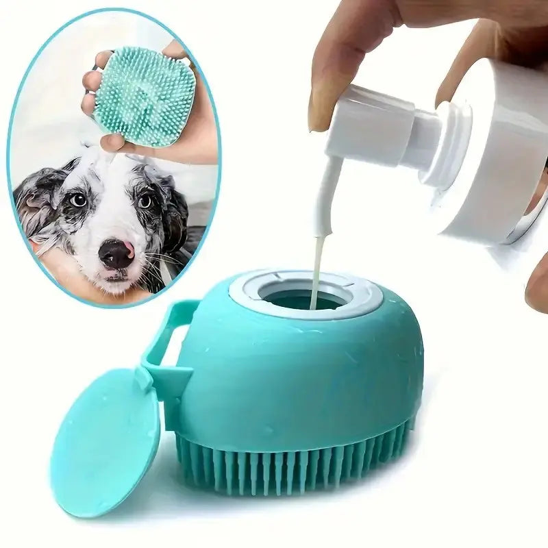Pet Hair Removal Comb - Professional Grooming Brush and Deshedding Tool for Dogs and Cats with One-Click Cleaning Mechanism