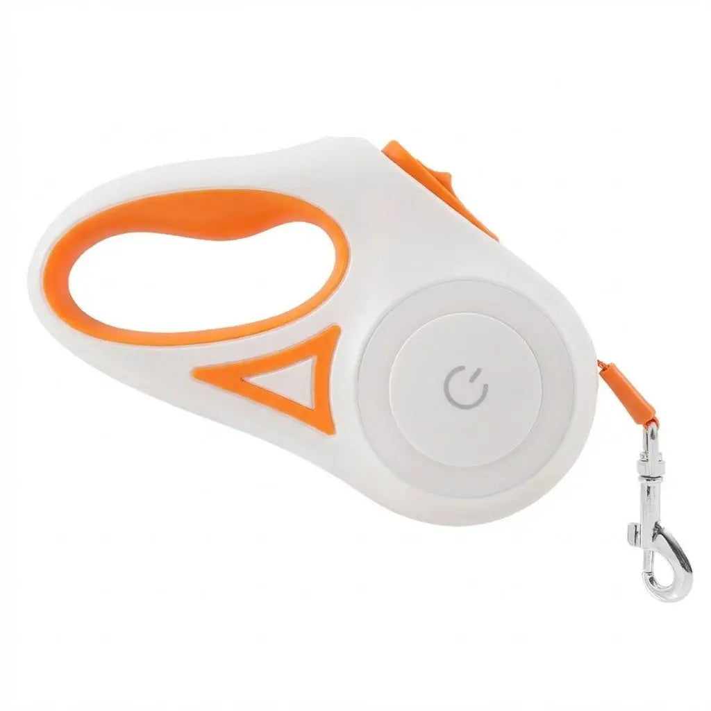 Pawzseek LED Retractable Dog Leash for Safe Nighttime Walks