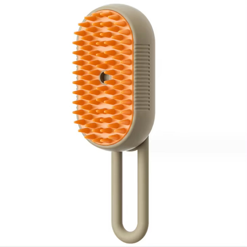 Pet Electric Spray Comb for Cats and Dogs - One-Key Spray Hair Removal and Massage Brush