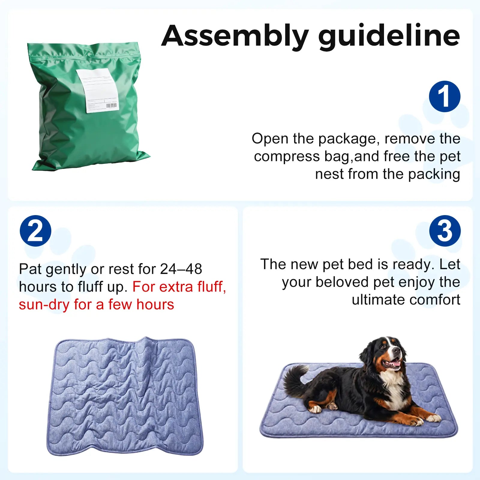 Cooling Mat for Large Dogs, Q-MAX > 0.45 Thick & Durable Pet Cooling Pad, No Gel No Electric Safety Dog Blanket, Washable Non-Slip Summer Crate Bed